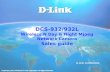 DCS-932/932L Wireless N Day & Night Mjpeg Network Camera Sales guide D-Link Confidential.