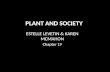 PLANT AND SOCIETY ESTELLE LEVETIN & KAREN MCMAHON Chapter 19.