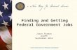 Jason Parman USOPM September 2012 Finding and Getting Federal Government Jobs.