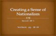 Social 20-1 Textbook: pg. 20-28.   “a belief in nation”  “a shared sense of kinship or belonging”  “a shared collective consciousness of a collective.