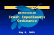 Worksession Crash Impediments Ordinance Orange County BCC May 5, 2015.