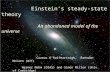 The Big Bang: Fact or Fiction? Einstein’s steady-state theory An abandoned model of the universe Cormac O’Raifeartaigh, Brendan McCann (WIT) Werner Nahm.