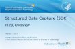Structured Data Capture (SDC) HITSC Overview April 17, 2013 Doug Fridsma, MD, PhD, FACP, FACMI Chief Science Officer & Director, Office of Science & Technology.