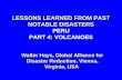 LESSONS LEARNED FROM PAST NOTABLE DISASTERS PERU PART 4: VOLCANOES Walter Hays, Global Alliance for Disaster Reduction, Vienna, Virginia, USA.
