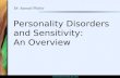 Www.seminare-ps.net Personality Disorders and Sensitivity: An Overview Dr. Samuel Pfeifer.