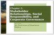 © 2013 Cengage Learning. All Rights Reserved. 1 Part One: An Overview of Business Ethics Chapter 2: Stakeholder Relationships, Social Responsibility, and.