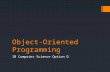 Object-Oriented Programming IB Computer Science Option D.