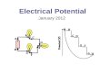January 2012. Electrical Potential Energy Just as masses can have gravitational potential energy, charges can have electrical potential energy E Electrical.