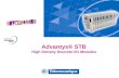 Advantys® STB High Density Discrete I/O Modules. AGP - English 2 Advantys® STB Advantys STB delivers customer value in distributed I/O Smart Built-in.