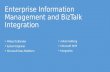 Enterprise Information Management and BizTalk Integration Mikael Colliander System Engineer Microsoft Data Plattform Johan Hedberg Microsoft MVP Integration.