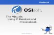 Copyright © 2008 OSIsoft, Inc Version 4.6 Using PI DataLink and Processbook The Visuals.