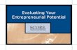 Www.scorehelp.org Seacoast Chapter 185 Evaluating Your Entrepreneurial Potential.