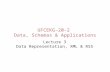 UFCEKG-20-2 Data, Schemas & Applications Lecture 3 Data Representation, XML & RSS.