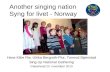 Another singing nation Syng for livet - Norway Hans Kåre Flø, Ulrika Bergroth-Plur, Tormod Bjørnstad Sing Up National Gathering Gateshead 23. november.