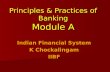 Principles & Practices of Banking Module A Indian Financial System K Chockalingam IIBF.