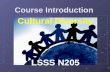 Course Introduction Cultural Diversity LSSS N205.