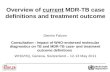 Overview of current MDR-TB case definitions and treatment outcome Dennis Falzon Consultation : Impact of WHO-endorsed molecular diagnostics on TB and MDR-TB.