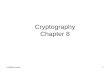 Cs490ns-cotter1 Cryptography Chapter 8. cs490ns-cotter2 Outline Cryptographic Terminology Symmetric Encryption Asymmetric Encryption Hashing Algorithms.