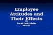 Employee Attitudes and Their Effects By Burak Cenk Adalan 064553.