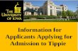 Information for Applicants Applying for Admission to Tippie.
