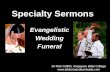Specialty Sermons Evangelistic Wedding Funeral Dr Rick Griffith, Singapore Bible College  Dr Rick Griffith, Singapore Bible.