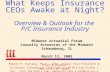What Keeps Insurance CEOs Awake at Night? Overview & Outlook for the P/C Insurance Industry Midwest Actuarial Forum Casualty Actuaries of the Midwest.