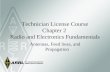 Technician License Course Chapter 2 Radio and Electronics Fundamentals Antennas, Feed lines, and Propagation.