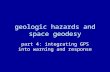 Geologic hazards and space geodesy part 4: integrating GPS into warning and response.