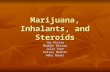 Marijuana, Inhalants, and Steroids Joe DiLosa Maddie Barrow Julia Dunn Kelsey Meehan Abby Noyes.