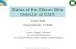 H.J.Simonis, CMS Collaboration, Novosibirsk Feb.08 Status of the Silicon Strip Detector at CMS INSTR08 Novosibirsk, Feb08 Hans Jürgen Simonis Universität.