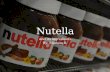 Nutella And its ingredients By: Marissa B. Description of Nutella  It is a chocolate, hazelnut spread that was first imported from Italy to the US.
