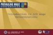 U.S. Department of Labor Wage and Hour Division Introduction to SCA Wage Determinations.