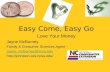 Easy Come, Easy Go Love Your Money Jayne McBurney Family & Consumer Sciences Agent Jayne_mcburney@ncsu.edu