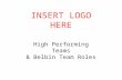 High Performing Teams & Belbin Team Roles INSERT LOGO HERE.