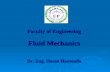Faculty of Engineering Fluid Mechanics Dr. Eng. Hasan Hamouda.