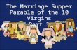 The Marriage Supper Parable of the 10 Virgins Part 3.