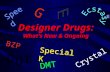 Designer Drugs: What’s New & Ongoing G G Special K Speed Crystal DMT BZP.