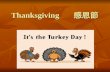 Thanksgiving 感恩節. People in many countries celebrate the end of autumn – harvest season. autumn – harvest season.