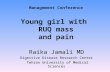 Management Conference Young girl with RUQ mass and pain Raika Jamali MD Digestive Disease Research Center Tehran University of Medical Sciences Tehran.