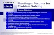 Copyright © 2008 Allyn & Bacon Meetings: Forums for Problem Solving 11 CHAPTER Chapter Objectives This Multimedia product and its contents are protected.