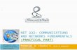 NET 222: COMMUNICATIONS AND NETWORKS FUNDAMENTALS ( NET 222: COMMUNICATIONS AND NETWORKS FUNDAMENTALS (PRACTICAL PART) Tutorial 4 : Chapter 6 Data & computer.