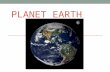 PLANET EARTH. Pretest 7F // 7G //.