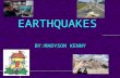 EARTHQUAKES BY:MADYSON KENNY. What is an Earthquake? An Earthquake is when the Tectonic Plates under the earth is constantly grinding or rubbing against.