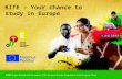 KITE – Your chance to study in Europe. Go ahead, discover the world! KITE – your scholarship opportunity to study in Europe 2 5 Ts why you should go on.