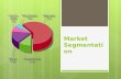 Market Segmentation. Market Segmentation and Target Marketing in Today’s Economy  Market segmentation is the process by which a market is divided into.