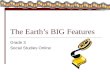 The Earth’s BIG Features Grade 3 Social Studies Online.