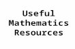 Useful Mathematics Resources. VDOE Resources E.S.S. Lesson Plans  Search.
