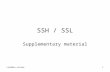 Cs490ns-cotter1 SSH / SSL Supplementary material.