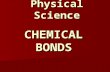 Physical Science CHEMICAL BONDS. Atomic Models in History Democritus, Greek philosopher, around 400 BC used the term “atomos” which means “indivisible-unbreakable”