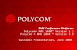RMX Conference Platforms Polycom® RMX 1000™ Version 1.1 Polycom ® RMX 2000 ™ Version 3.0 Customer Presentation, June 2008.